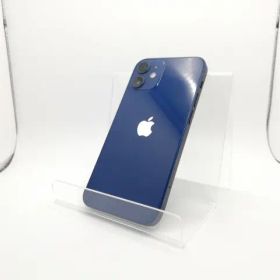 【中古】Apple au 【SIMロック解除済み】 iPhone 12 mini 64GB ブルー MGAP3J/A【川崎駅前】保証期間１ヶ月【ランクA】