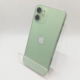 【中古】Apple au 【SIMロック解除済み】 iPhone 12 mini 64GB グリーン MGAV3J/A【熊本】保証期間１ヶ月【ランクB】