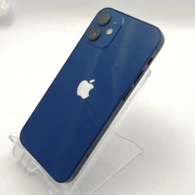 【中古】Apple SoftBank 【SIMロック解除済み】 iPhone 12 mini 64GB ブルー MGAP3J/A【ECセンター】保証期間１ヶ月【ランクA】