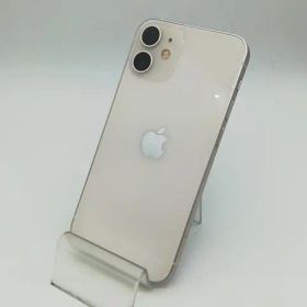 【中古】Apple 国内版 【SIMフリー】 iPhone 12 mini 64GB ホワイト MGA63J/A【秋葉本店】保証期間１ヶ月【ランクB】