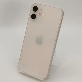 【中古】Apple au 【SIMロック解除済み】 iPhone 12 mini 128GB ホワイト MGDM3J/A【高崎モントレー】保証期間１ヶ月【ランクC】
