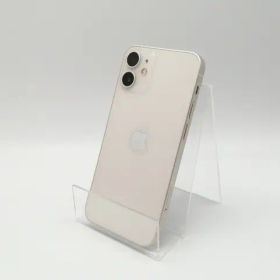 【中古】Apple au 【SIMロック解除済み】 iPhone 12 mini 64GB ホワイト MGA63J/A【博多】保証期間１ヶ月【ランクB】