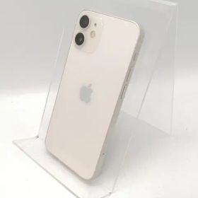 【中古】Apple au 【SIMロック解除済み】 iPhone 12 mini 64GB ホワイト MGA63J/A【高崎モントレー】保証期間１ヶ月【ランクC】