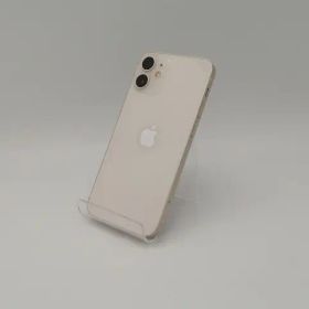 【中古】Apple au 【SIMロック解除済み】 iPhone 12 mini 64GB ホワイト MGA63J/A【アリオ倉敷】保証期間１ヶ月【ランクC】