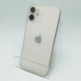 【中古】Apple au 【SIMロック解除済み】 iPhone 12 mini 128GB ホワイト MGDM3J/A【柏】保証期間１ヶ月【ランクB】
