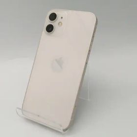 【中古】Apple docomo 【SIMロック解除済み】 iPhone 12 mini 64GB ホワイト MGA63J/A【広島本通】保証期間１ヶ月【ランクC】