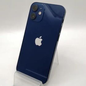 【中古】Apple ymobile 【SIMロック解除済み】 iPhone 12 mini 128GB ブルー MGDP3J/A【大須2】保証期間１ヶ月【ランクA】