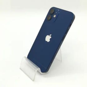 【中古】Apple SoftBank 【SIMロック解除済み】 iPhone 12 mini 64GB ブルー MGAP3J/A【静岡】保証期間１ヶ月【ランクC】