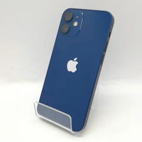 【中古】Apple au 【SIMロック解除済み】 iPhone 12 mini 128GB ブルー MGDP3J/A【立川フロム中武】保証期間１ヶ月【ランクB】