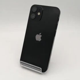 【中古】Apple SoftBank 【SIMロック解除済み】 iPhone 12 mini 128GB ブラック MGDJ3J/A【なんば】保証期間１ヶ月【ランクC】