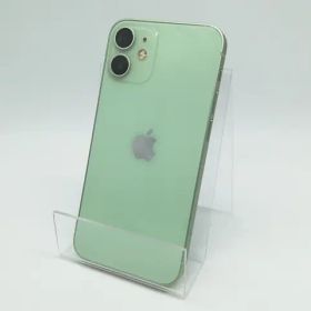 【中古】Apple SoftBank 【SIMロック解除済み】 iPhone 12 mini 256GB グリーン MGDW3J/A【柏】保証期間１週間【ランクC】