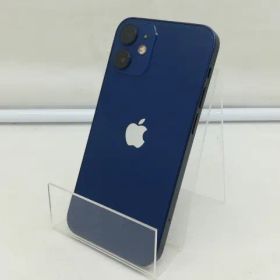 【中古】Apple au 【SIMロック解除済み】 iPhone 12 mini 128GB ブルー MGDP3J/A【川崎】保証期間１ヶ月【ランクB】