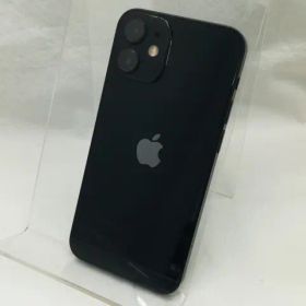 【中古】Apple SoftBank 【SIMロック解除済み】 iPhone 12 mini 64GB ブラック MGA03J/A【日本橋3】保証期間１ヶ月【ランクC】