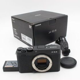 ショット数2598 【極美品】 FUJIFILM 富士フイルム X-E4 ボディ ミラーレス一眼カメラ 元箱付属品付き 91003