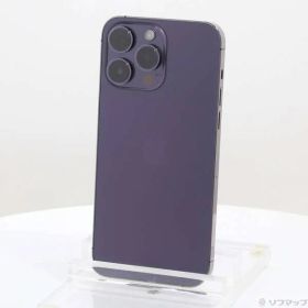 〔中古品〕 iPhone14 Pro Max 256GB ディープパープル MQ9E3J／A SIMフリー【196】