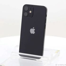 〔中古品〕 iPhone12 mini 64GB ブラック MGA03J／A SIMフリー【344】