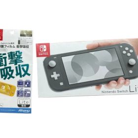 Nintendo Switch Lite グレー本体セット液晶保護フィルム付き