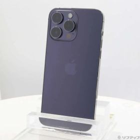 〔中古品〕 iPhone14 Pro Max 128GB ディープパープル MQ993J／A SIMフリー【269】