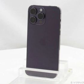 〔中古品〕 iPhone14 Pro Max 1TB ディープパープル MQ9N3J／A SIMフリー【196】