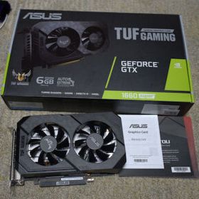 難あり ASUS NVIDIA GeForce GTX 1660 SUPER 搭載 デュアルファンモデル 6G TUF-GTX1660S-O6G-GAMING