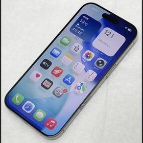 中古 iPhone16 Pro 256GB ナチュラルチタニウム 3N746J/A デモ機 A3292 (au 〇判定) バッテリー状態100% 領収書可