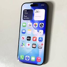 【ブラックフライデーSALE】【中古美品】国内版SIMフリー iPhone 16 Pro 1TB ブラックチタニウム MYN83J/A Appleストア版