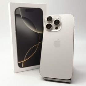 Apple iPhone16 Pro 256GB ナチュラルチタニウム A3292 3N746J/A バッテリ100% ■SIMフリー★Joshin8931【1円開始・送料無料】