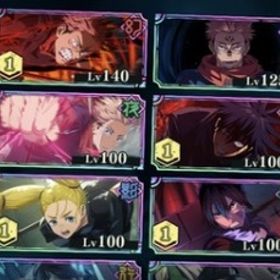 【引退垢】石140000⤴︎SSR36種🌈2周年虎杖1凸東堂1凸🌈覚醒五条 宿儺 脹相など多数 | ファンパレ(呪術廻戦ファントムパレード)のアカウントデータ、RMTの販売・買取一覧