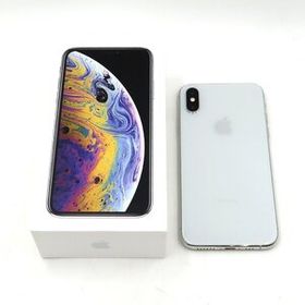 ◇【SoftBank/Apple】iPhone XS 256GB SIMロック解除済 MTE12J/A スマートフォン シルバー
