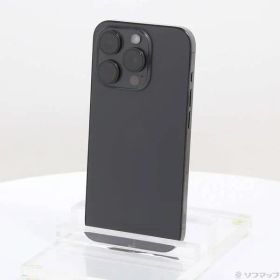 〔中古品〕 iPhone15 Pro 256GB ブラックチタニウム MTUC3J／A SIMフリー【198】