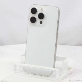 〔中古品〕 iPhone15 Pro 256GB ホワイトチタニウム MTUD3J／A SIMフリー【269】