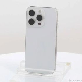 〔中古品〕 iPhone15 Pro 256GB ホワイトチタニウム MTUD3J／A SIMフリー【269】