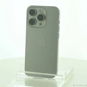 〔中古品〕 iPhone15 Pro 256GB ナチュラルチタニウム MTUF3J／A SIMフリー【305】
