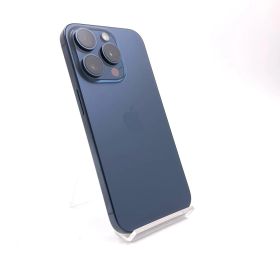 iPhone 15 Pro 256GB ブルーチタニウム SIMフリー 白ロム 動作確認済 89%【全額返金保証】【最速発送】