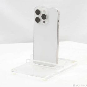 〔中古品〕 iPhone15 Pro 1TB ホワイトチタニウム MTUR3J／A SIMフリー【262】