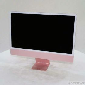 【中古】Apple(アップル) iMac 24-inch Mid-2021 MGPN3J／A Apple M1 8コアCPU_8コアGPU 16GB SSD1TB ピンク 〔15.7 Sequoia〕 【276-ud】