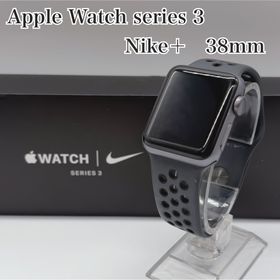 アップルウォッチ(Apple Watch)の美品 完品 Apple Watch series 3 Nike 38mm GPS(その他)