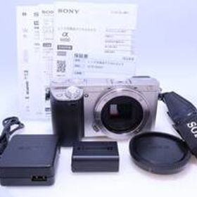 【9,230回】SONY α6000 ボディ シルバー ILCE-6000 S ミラーレス一眼