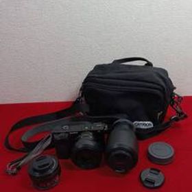 19875-01★SONY/ソニー 一眼カメラ α6000 レンズ SEL35F18 SELP1650 SEL55210 おまとめセット★