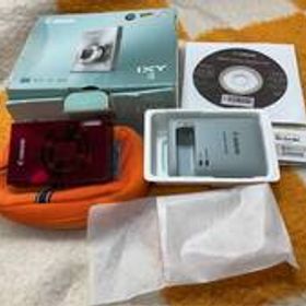 美品★Canon キャノン IXY3 レッド コンパクト デジタルカメラ★付属品多数