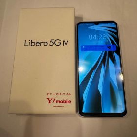 【新品同様】Libero 5G IV Y!mobile スマートフォン ホワイト
