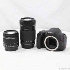 【中古】Canon(キヤノン) EOS Kiss X9 ブラック ダブルズームキット 【251-ud】