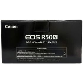 キヤノン(Canon)のキヤノン Canon ミラーレス一眼カメラ EOS R50 V・RF-S14-30 IS STM PZ レンズキット(レンズセット) ブラック 【新品】 42511K251(ミラーレス一眼)