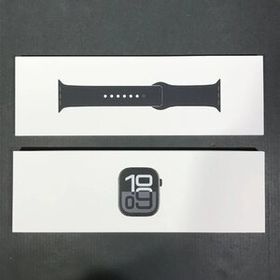 【城東70/未使用】Apple Watch Series10 GPSモデル 46mm ジェットブラック アルミニウムケース ブラックスポーツバンド S/M