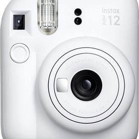 FUJIFILM 富士フイルム チェキ INSTAX mini 12 クレイホワイト(INS MINI 12 WHITE)