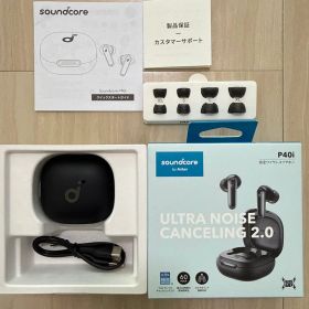 Soundcore P40i ワイヤレスイヤホン ブラック