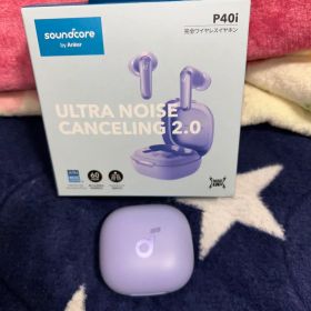 soundcore P40i ワイヤレスイヤホン 紫