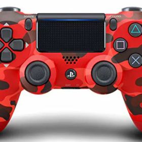 ワイヤレスコントローラー(DUALSHOCK 4) レッド・カモフラージュ【新品】