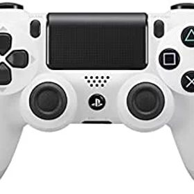 【中古】（非常に良い）ワイヤレスコントローラー (DUALSHOCK 4) グレイシャー・ホワイト 【メーカー生産終了】