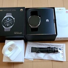 【中古美品】 HUAWEI WATCH GT3PRO クラシックモデル 箱 充電器 ベルト
